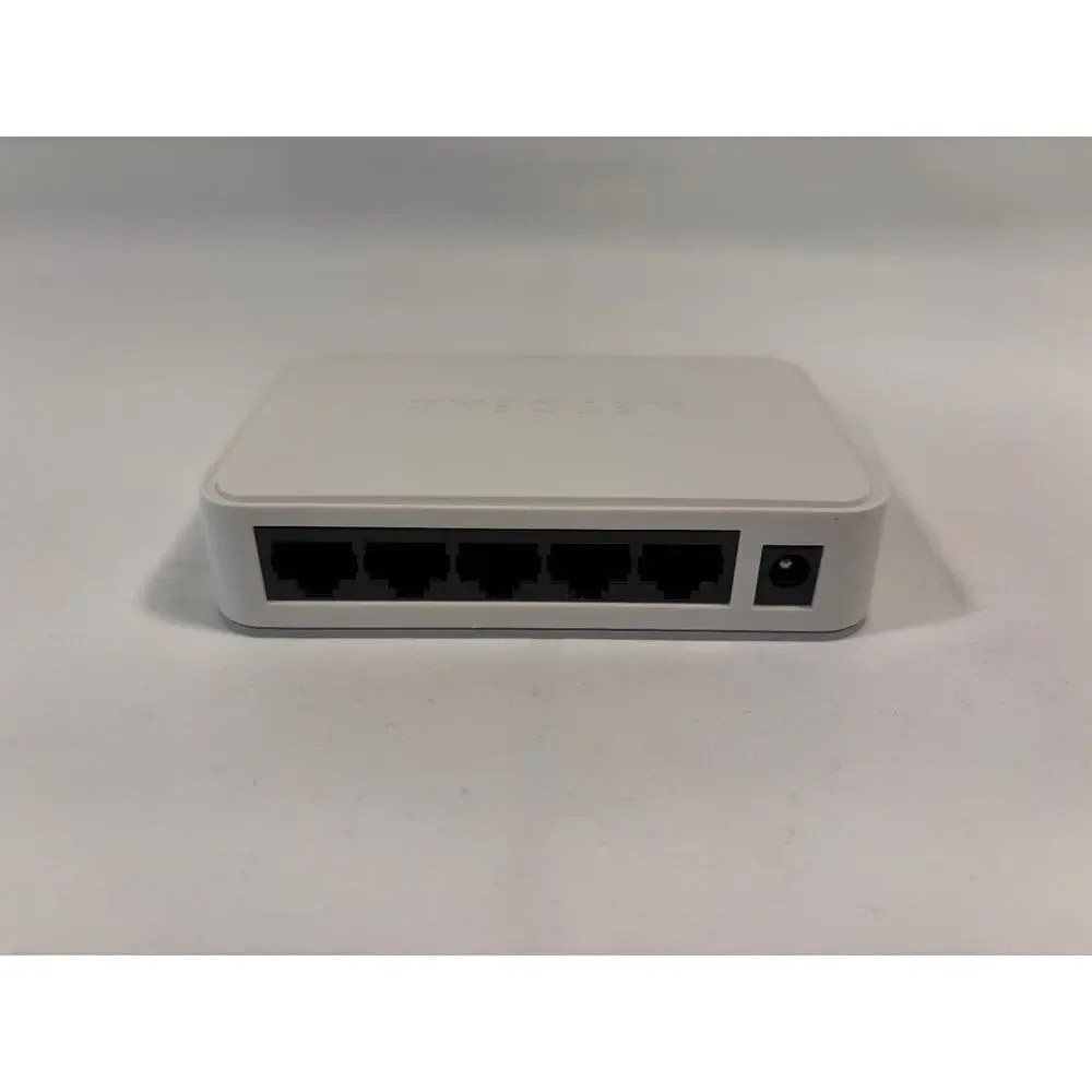 Netgear GS205-100PAS 5-Port Gigabit Ethernet Unmanaged Switch No Power Cord